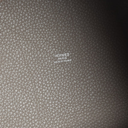 Hermes Taurillon Clemence Picotin TGM Gris Tourterelle 6 of 9