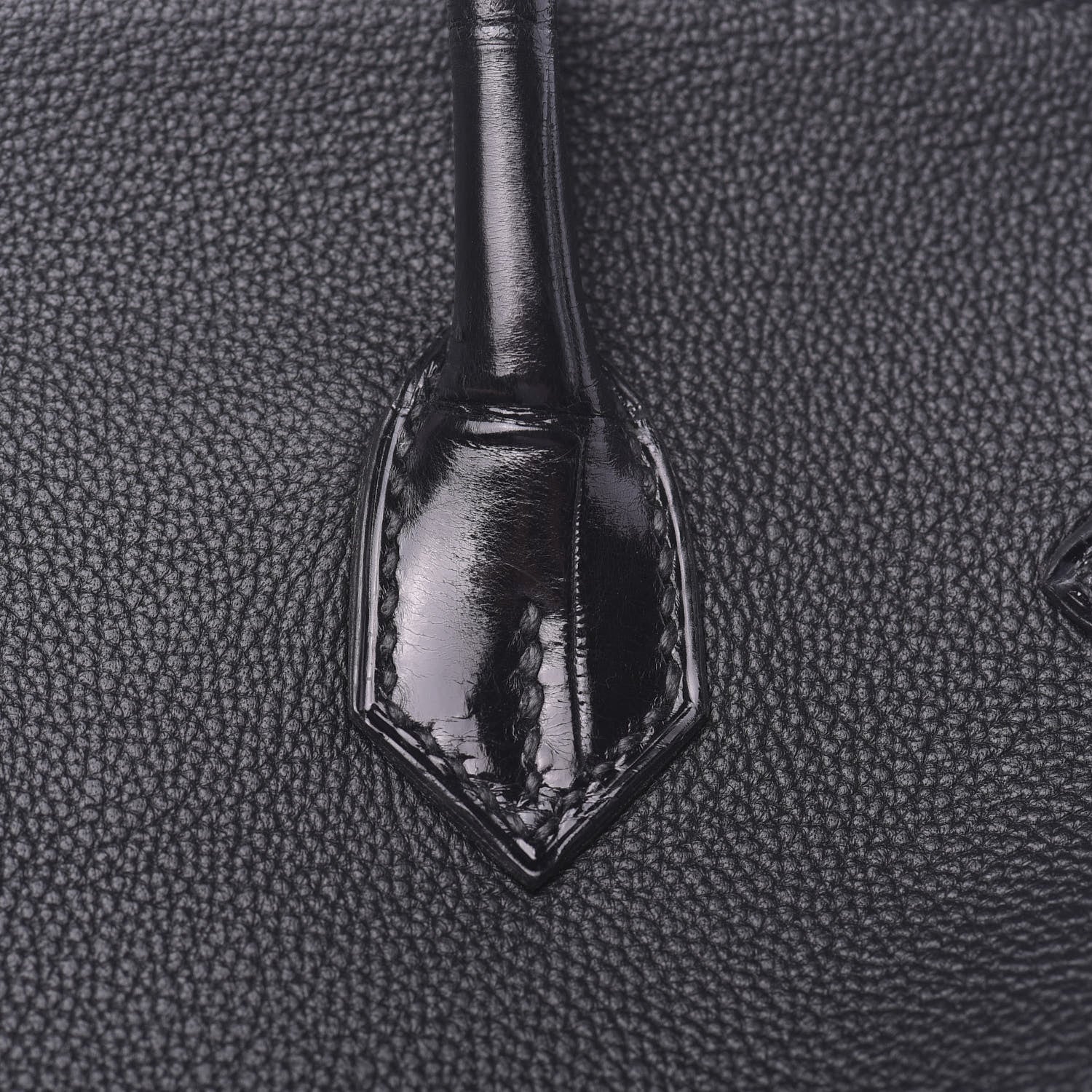 Hermes Taurillon Novillo Shiny Niloticus Crocodile Birkin Touch 25 Black 19 of 42
