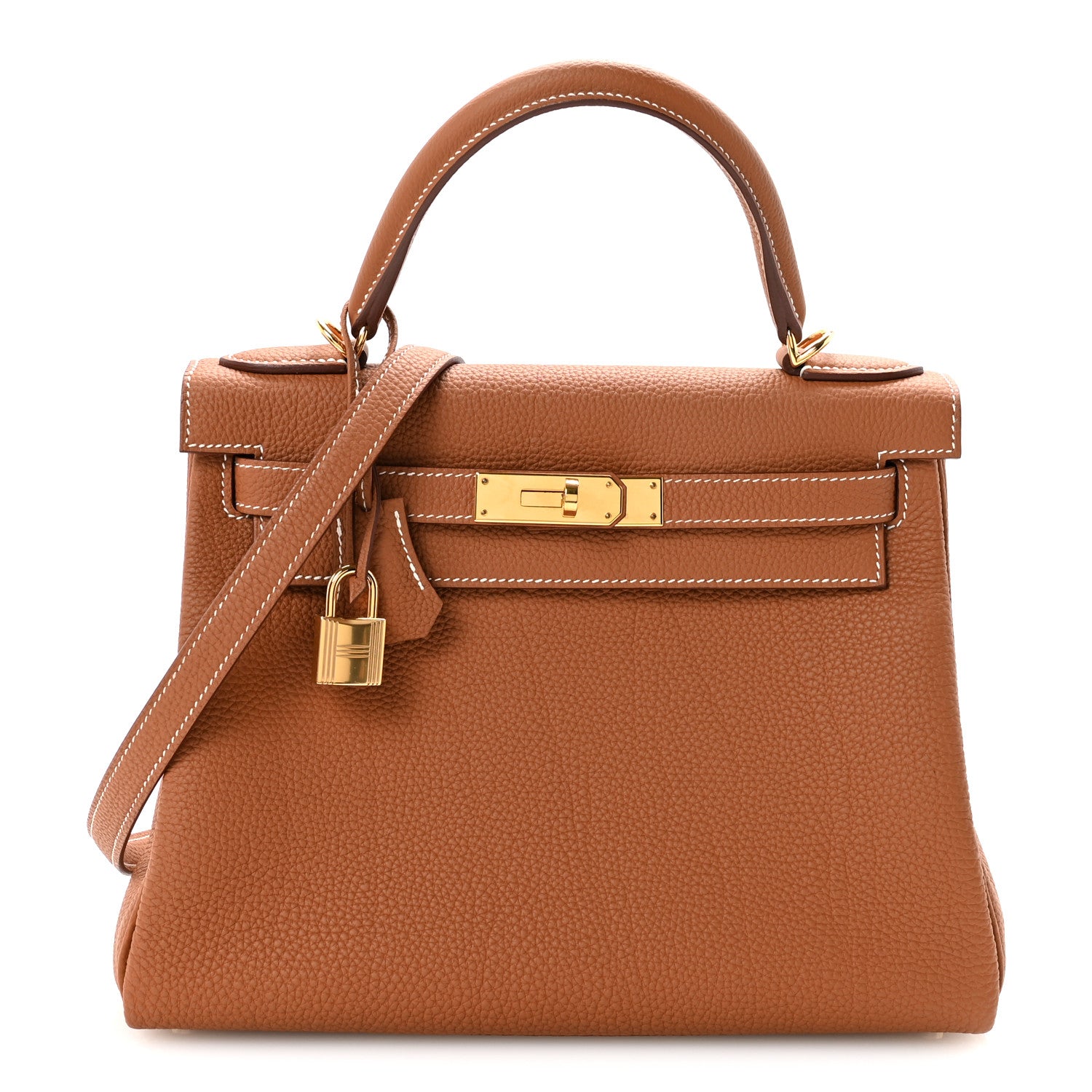 Hermes Togo Kelly Retourne 28 Gold 1 of 10