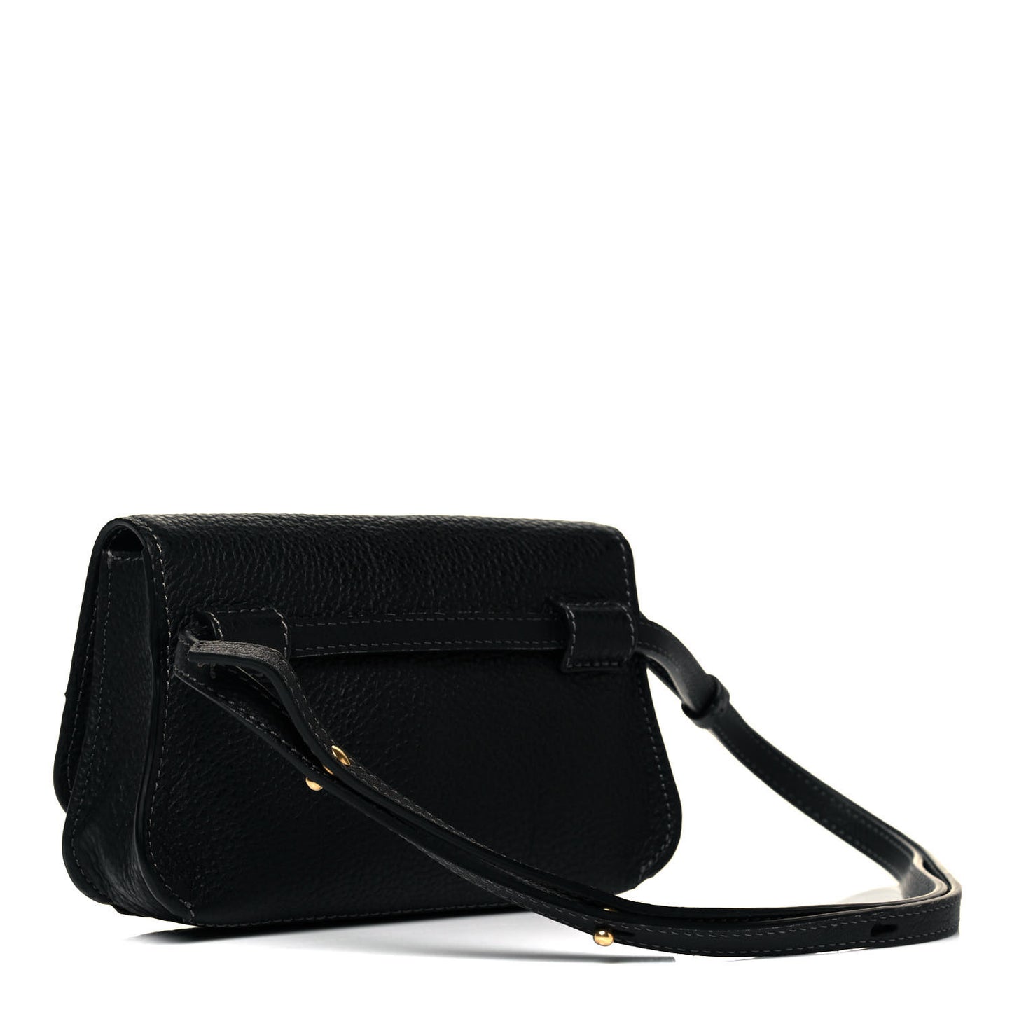 Calfskin Marcie Convertible Belt Bag Black