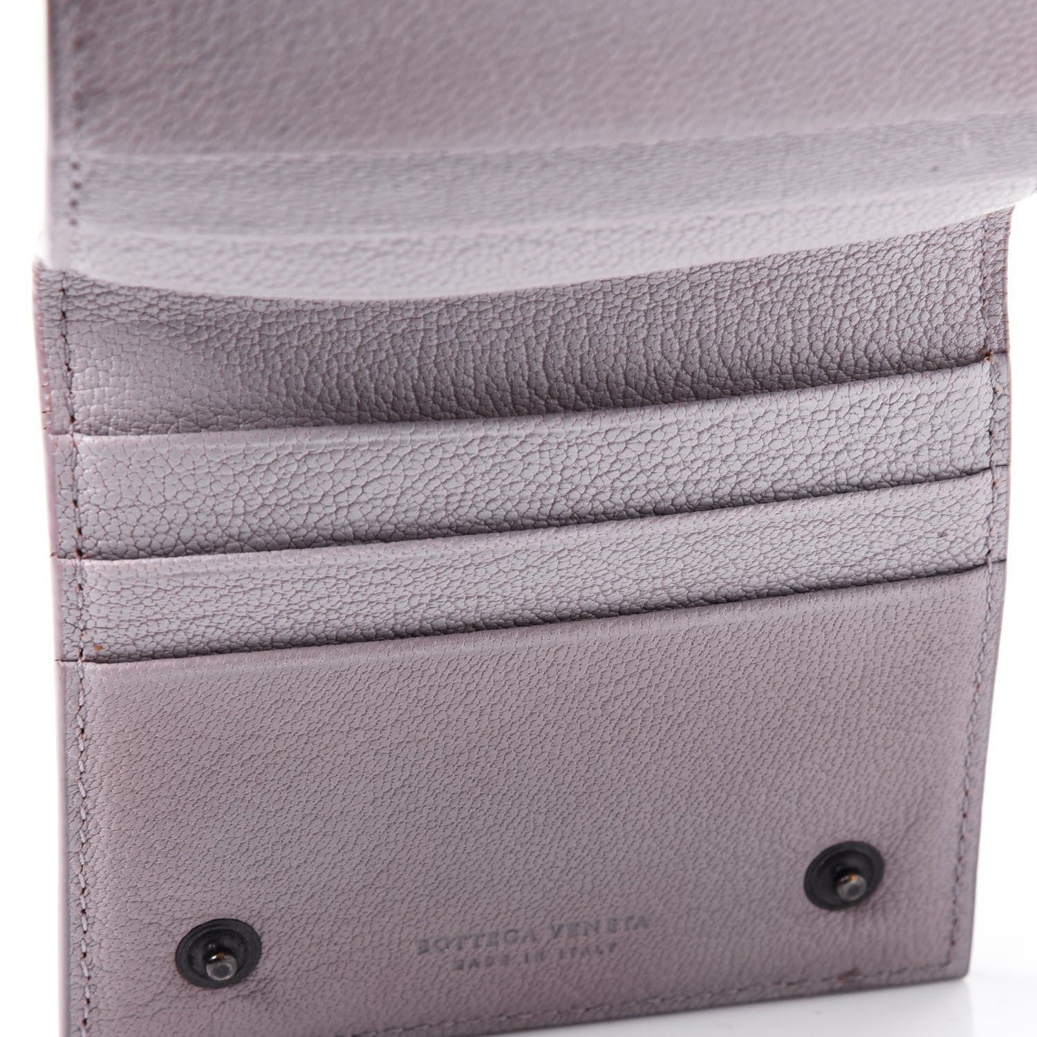 Bottega Veneta Goatskin Intrecciato Card Holder Pink 13 of 15