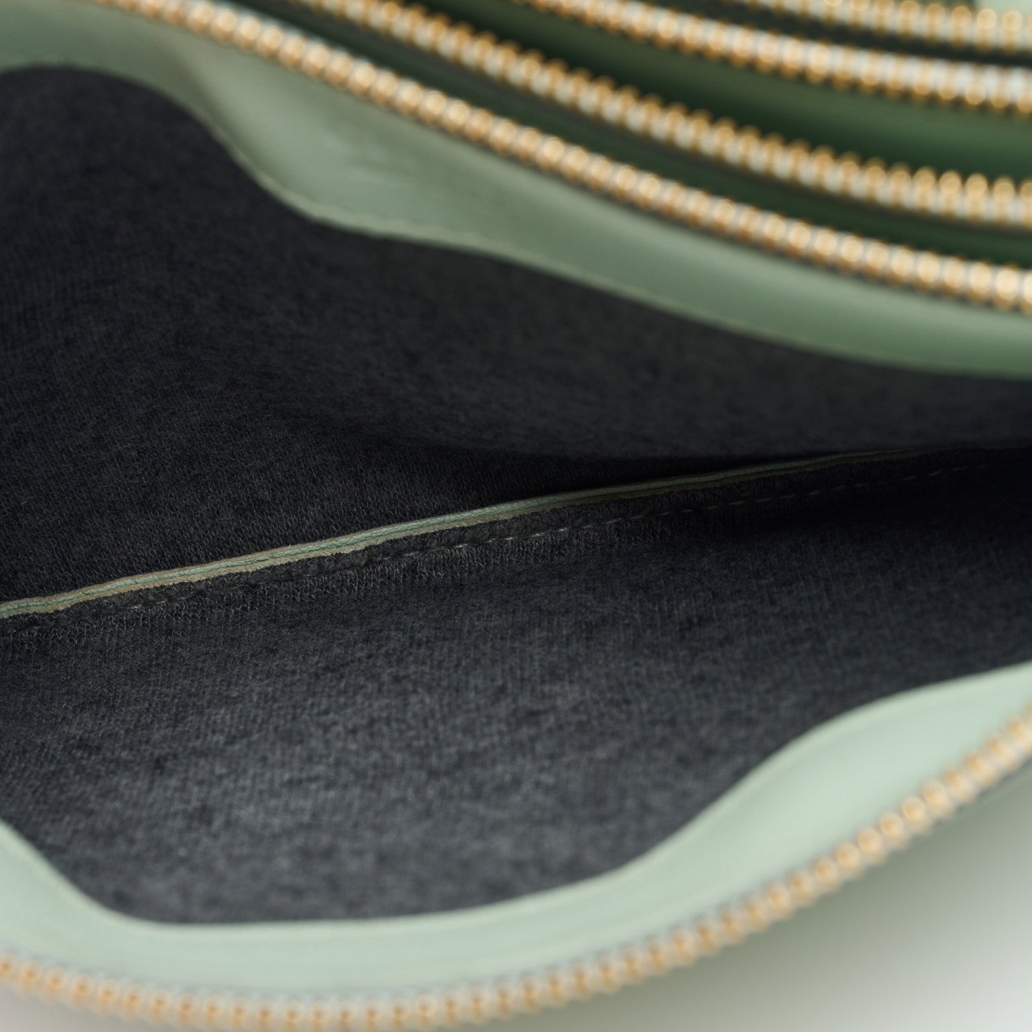Celine Lambskin Small Trio Crossbody Bag Jade 7 of 10