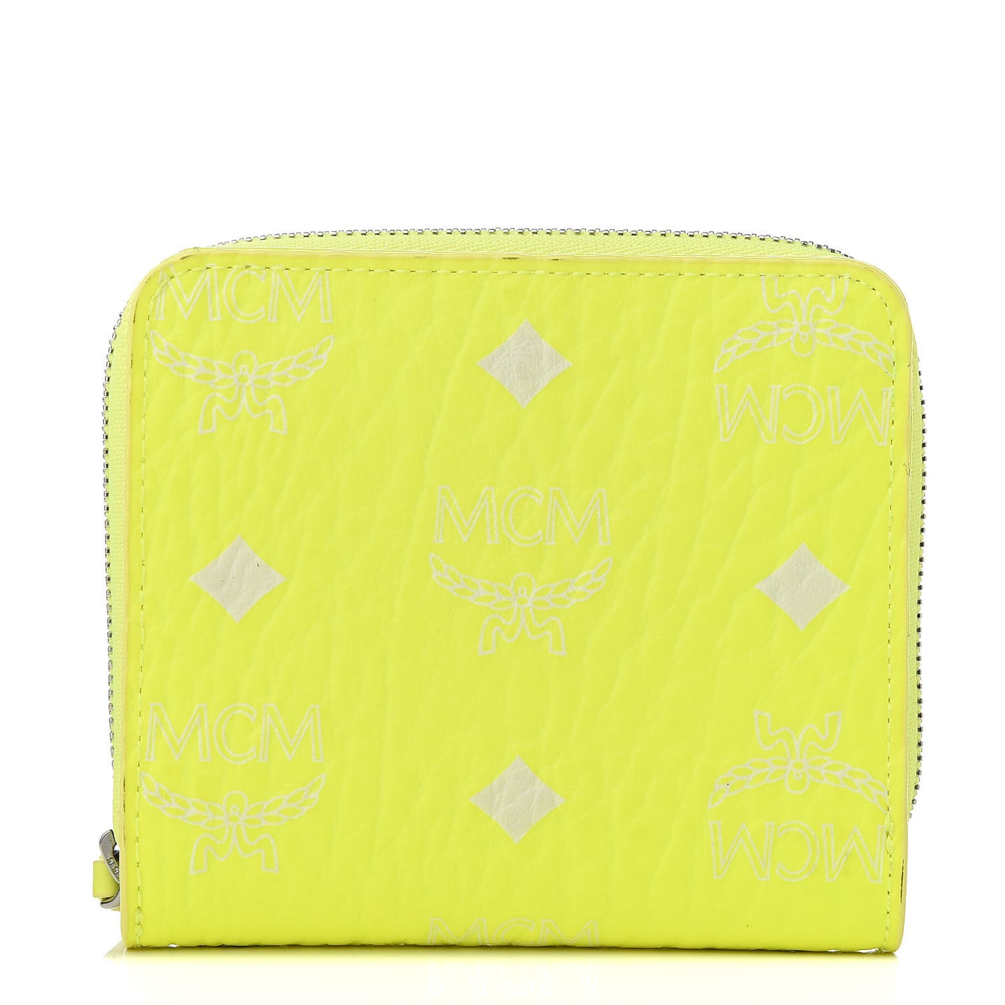 Visetos Mini Zip Around Wallet Neon Yellow