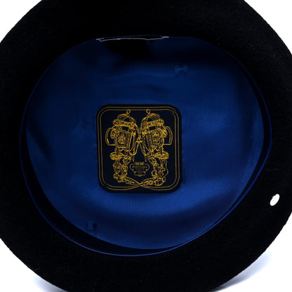 Hermes Merino Wool Clou De Sel Bonnie Beret 58 Black 4 of 6