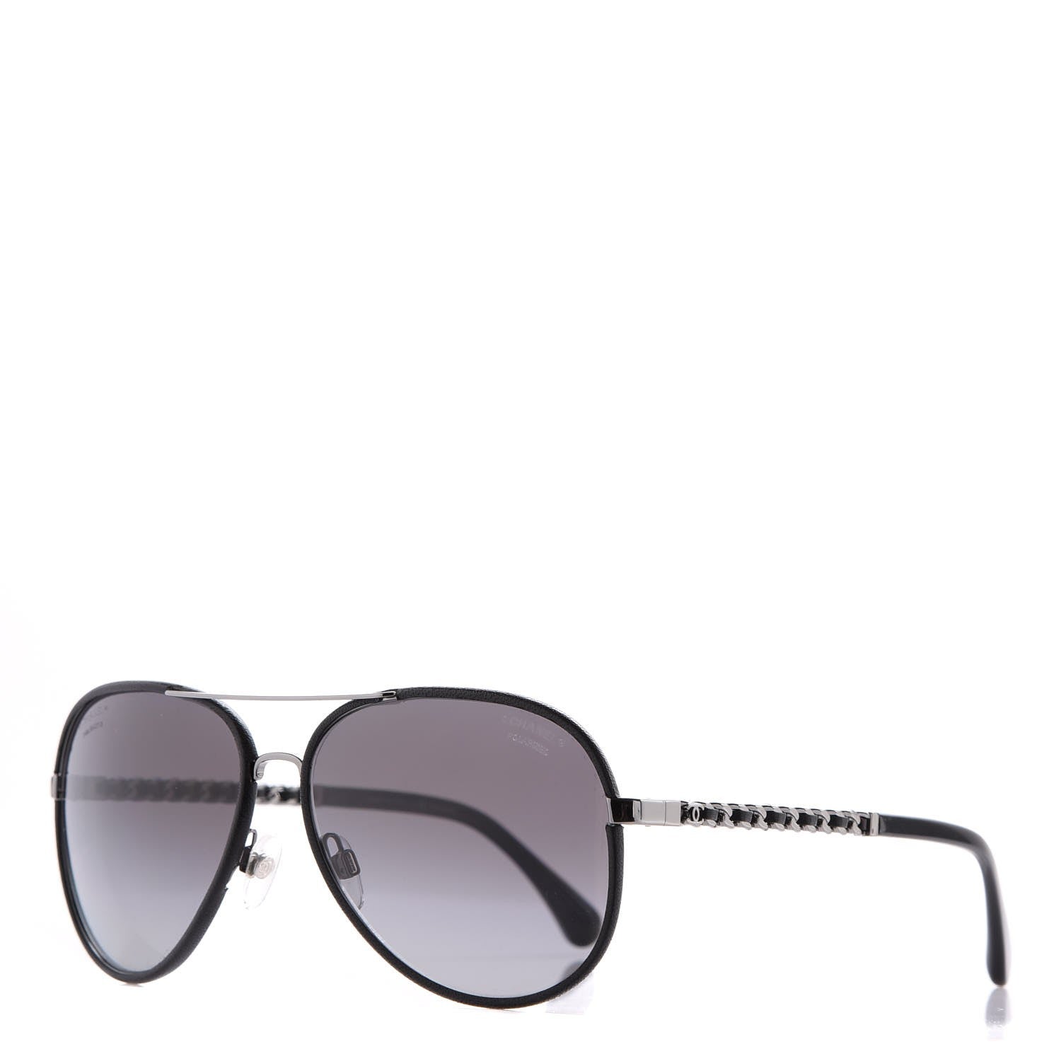 Chanel Polarized Pilot Winter Sunglasses 4219-Q Grey 1 of 8