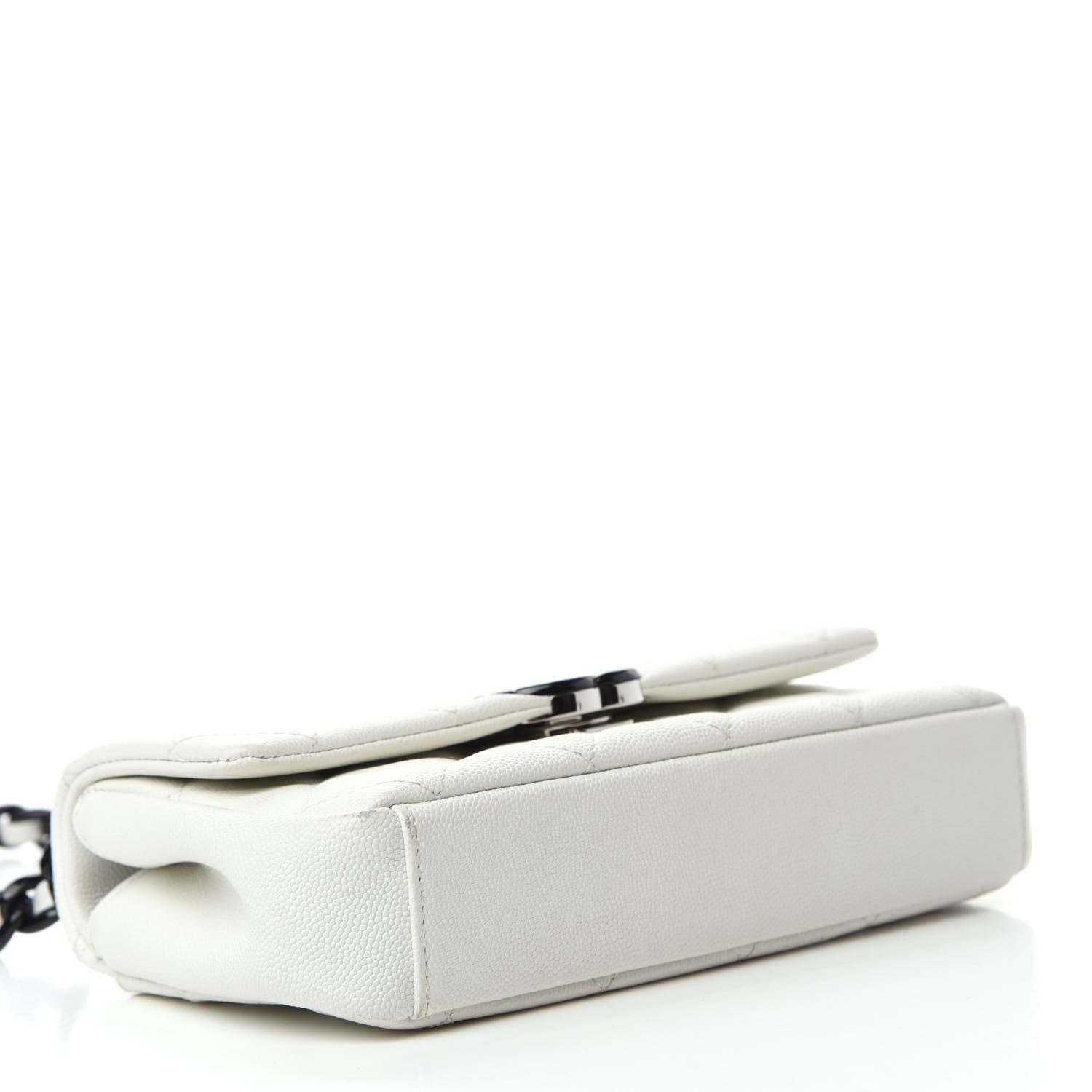 Chanel Caviar Quilted My Everything Small Flap White Black 4 of 10
