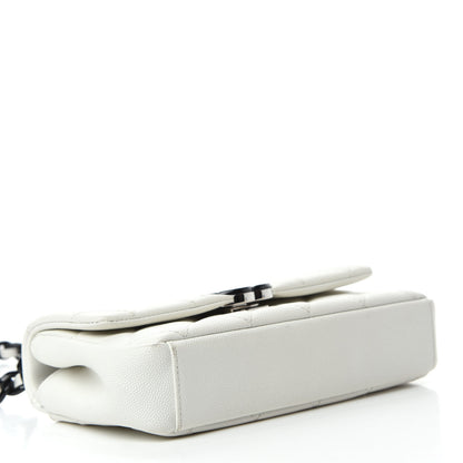 Chanel Caviar Quilted My Everything Small Flap White Black 4 of 10