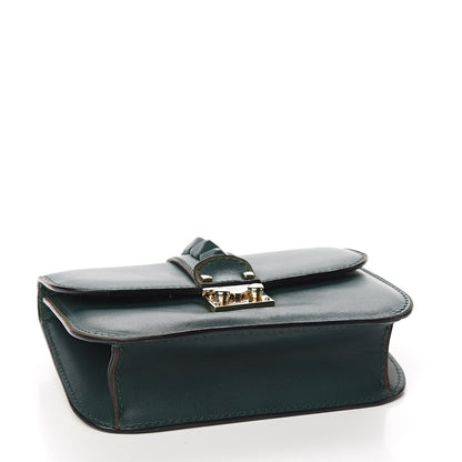 Valentino Garavani Vitello Small Glam Lock Rockstud Flap Light Emerald 3 of 8
