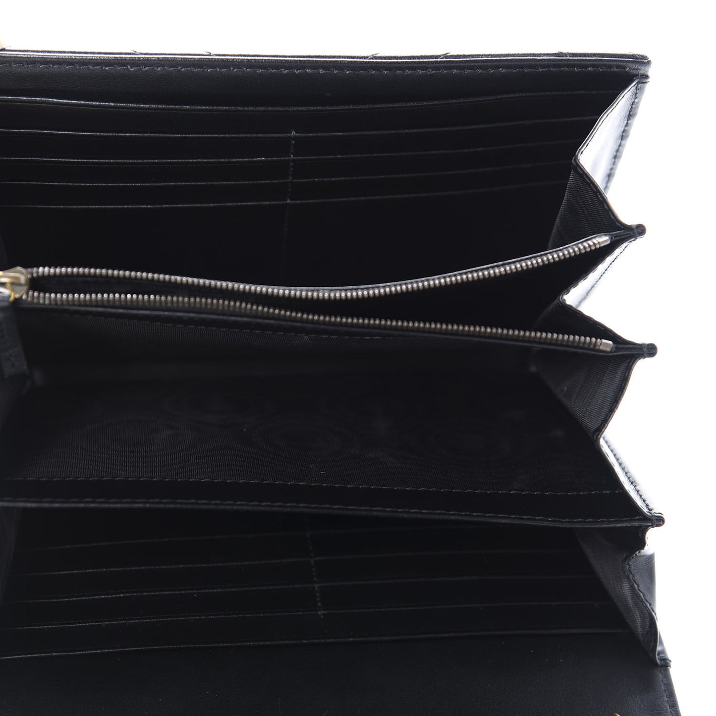 Calfskin Matelasse GG Marmont Chain Wallet Black