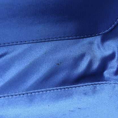 Bottega Veneta Satin Intreccio Impero Ayers Knot Clutch Blue 10 of 11