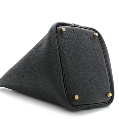 Hermes Taurillon Clemence Picotin Lock 18 PM Black 9 of 10