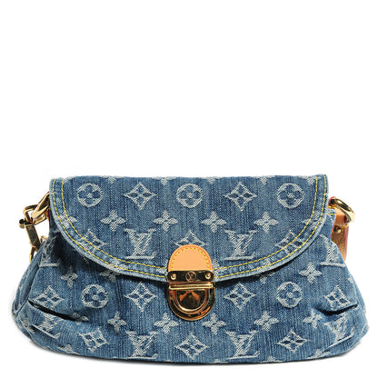 Louis Vuitton Monogram Denim Mini Pleaty Blue 1 of 7