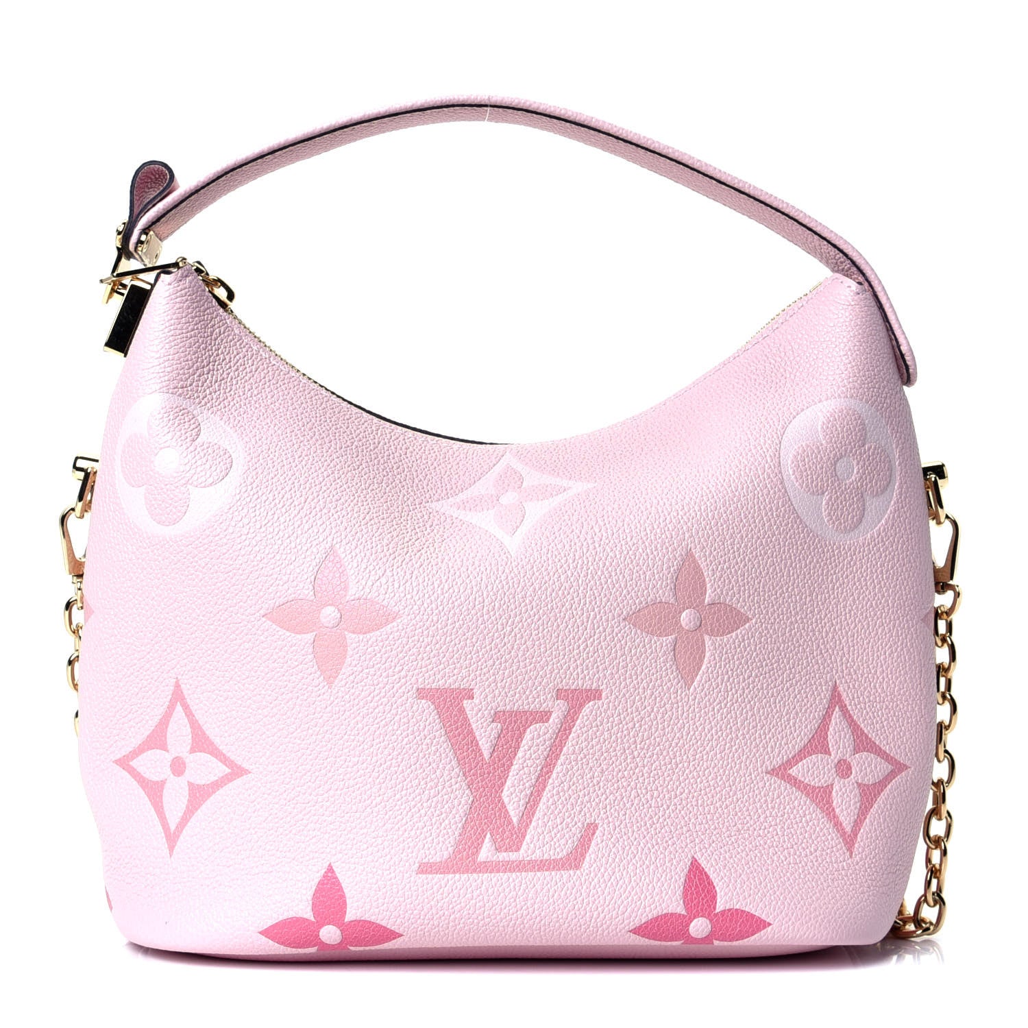 Louis Vuitton Empreinte Monogram Giant By The Pool Marshmallow Hobo PM Bouton De Rose 1 of 4