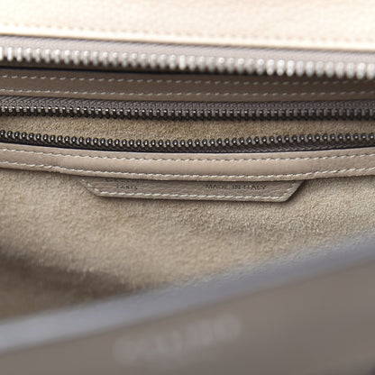 Celine Drummed Calfskin Mini Luggage Dune 6 of 23