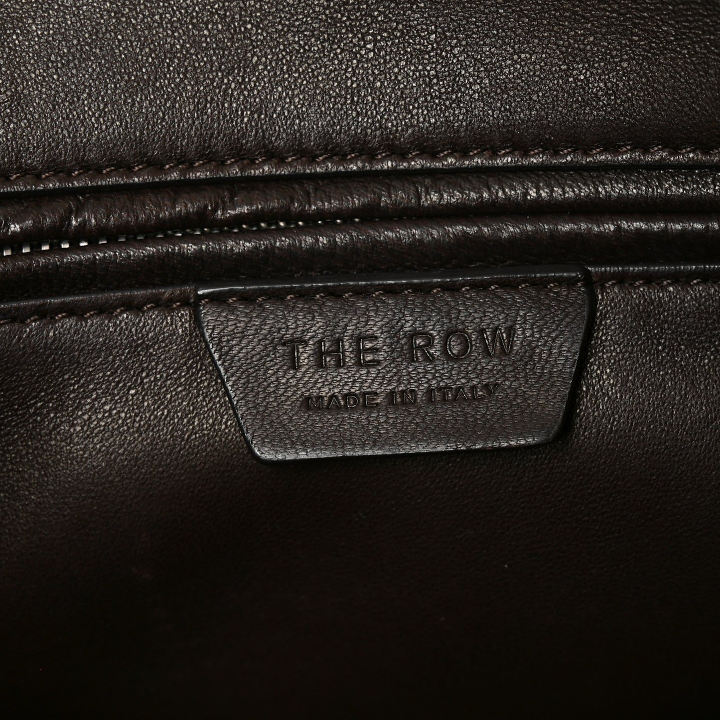 Polished Saddle Calfskin Agnes 12 Deep Brown