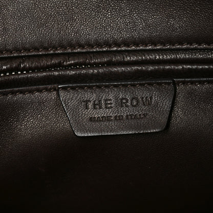 The Row Polished Saddle Calfskin Agnes 12 Deep Brown 6 of 9