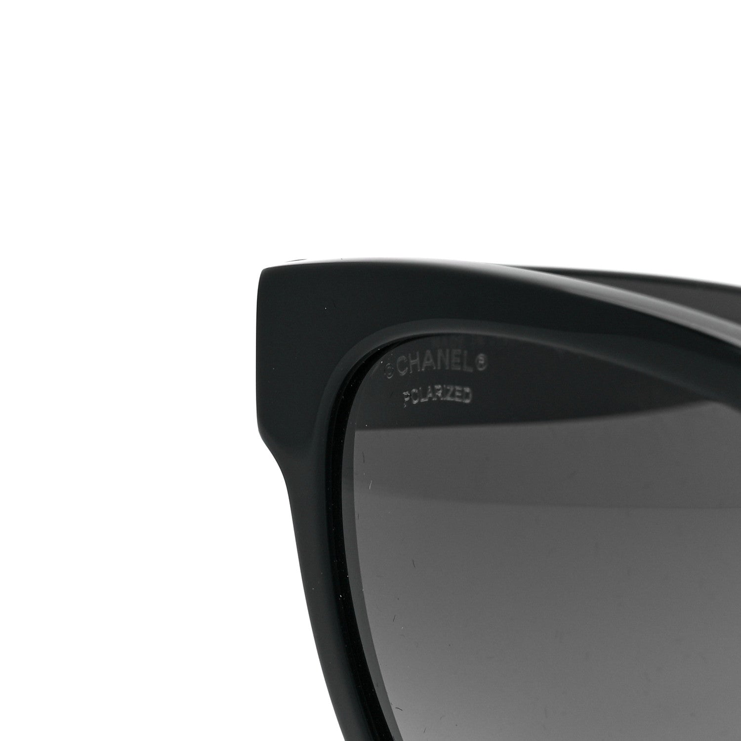 Chanel Acetate Polarized Square CC Sunglasses 5380 Black 7 of 8