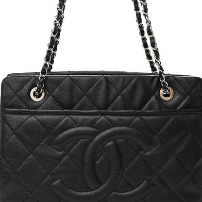 Chanel Caviar Quilted Timeless CC Soft Tote Black 8 of 16