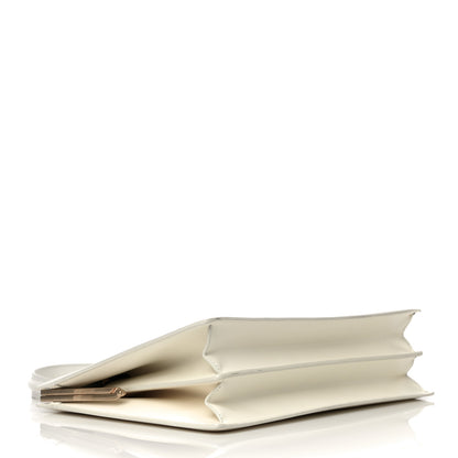 Celine Patina Box Calfskin Medium Clasp Bag White 3 of 10