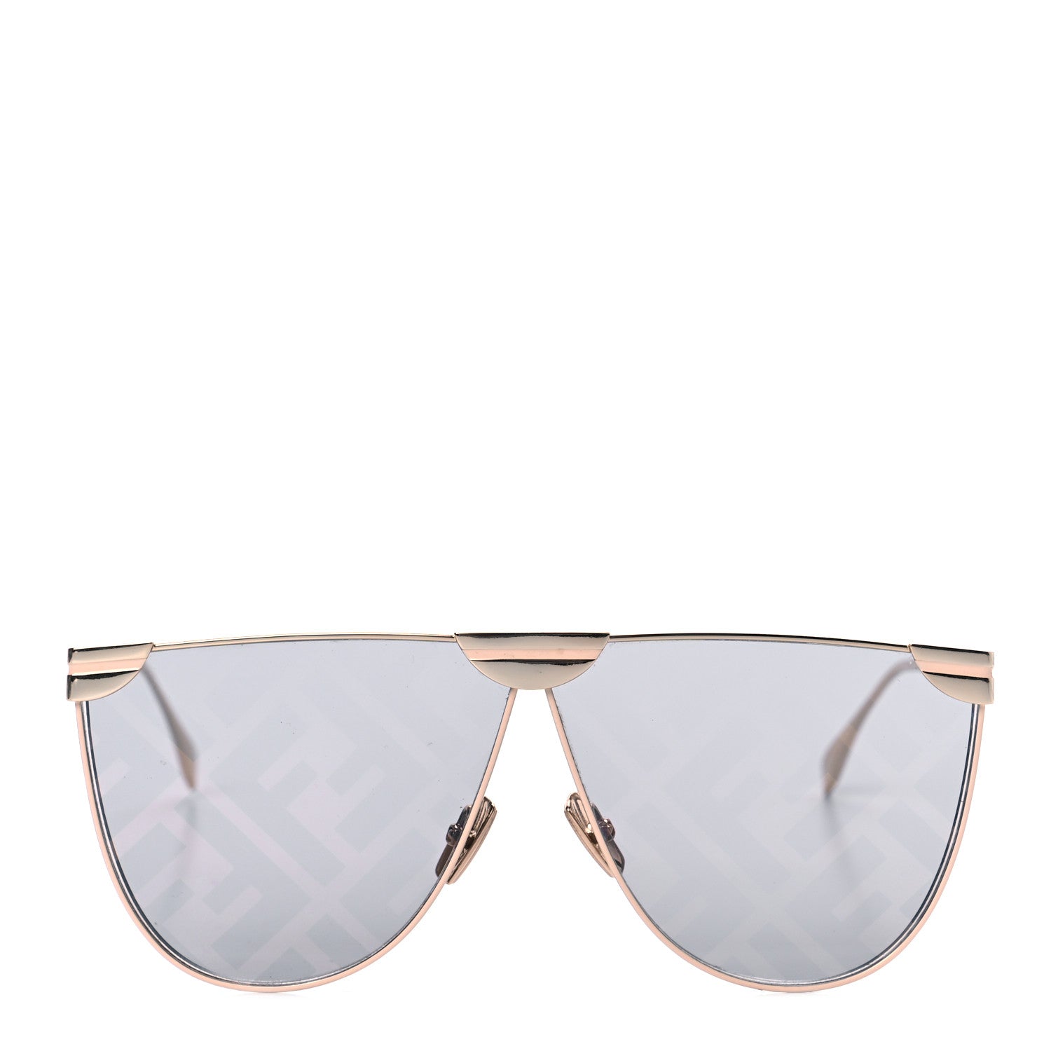 Fendi FF Fabulous 2.0 Shield Sunglasses FF 0467/S Gold 4 of 7