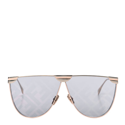 Fendi FF Fabulous 2.0 Shield Sunglasses FF 0467/S Gold 4 of 7