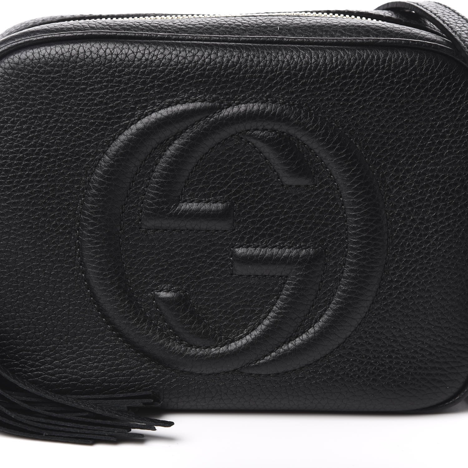 Gucci Pebbled Calfskin Small Soho Disco Bag Black 10 of 10