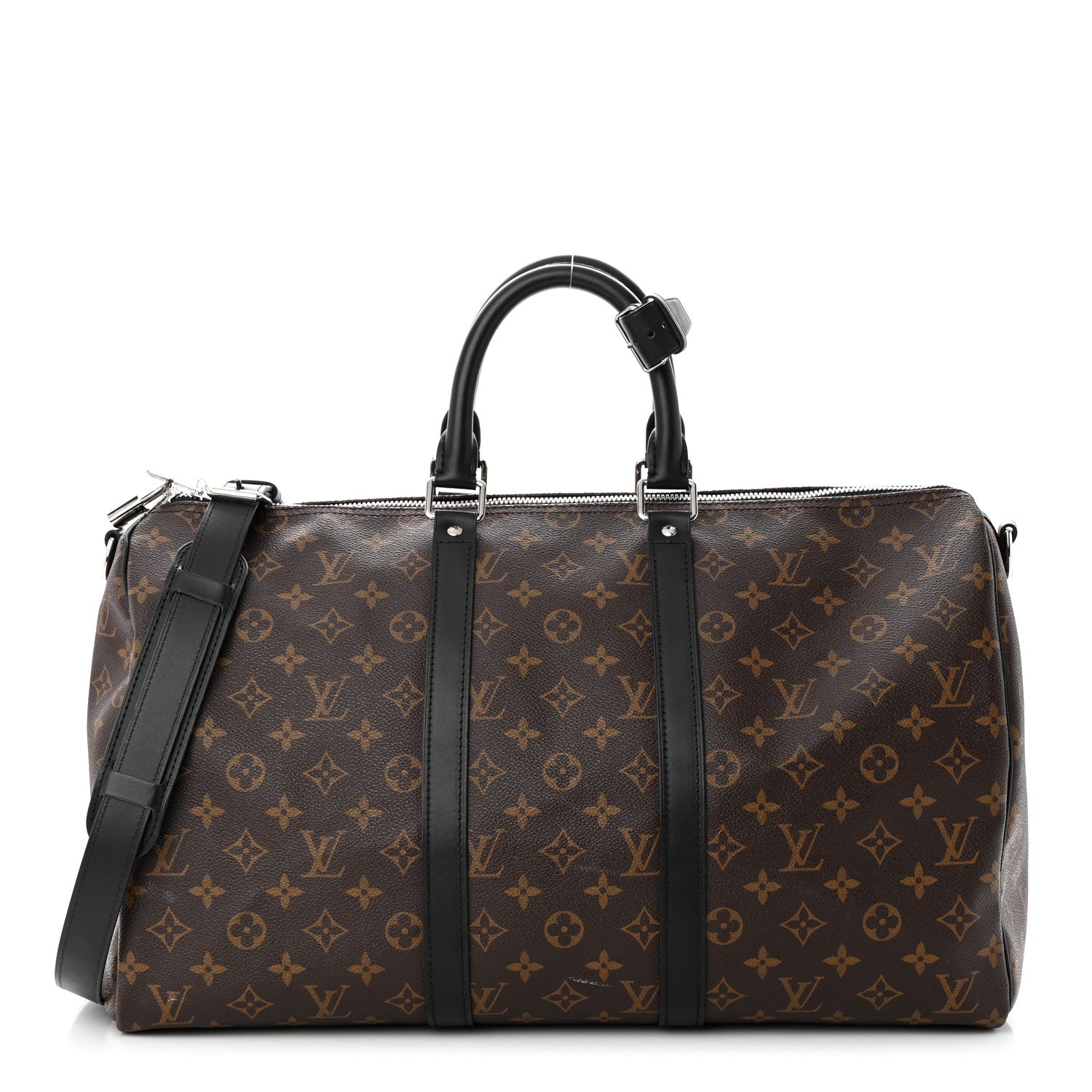 Louis Vuitton Monogram Macassar Keepall Bandouliere 45 1 of 14