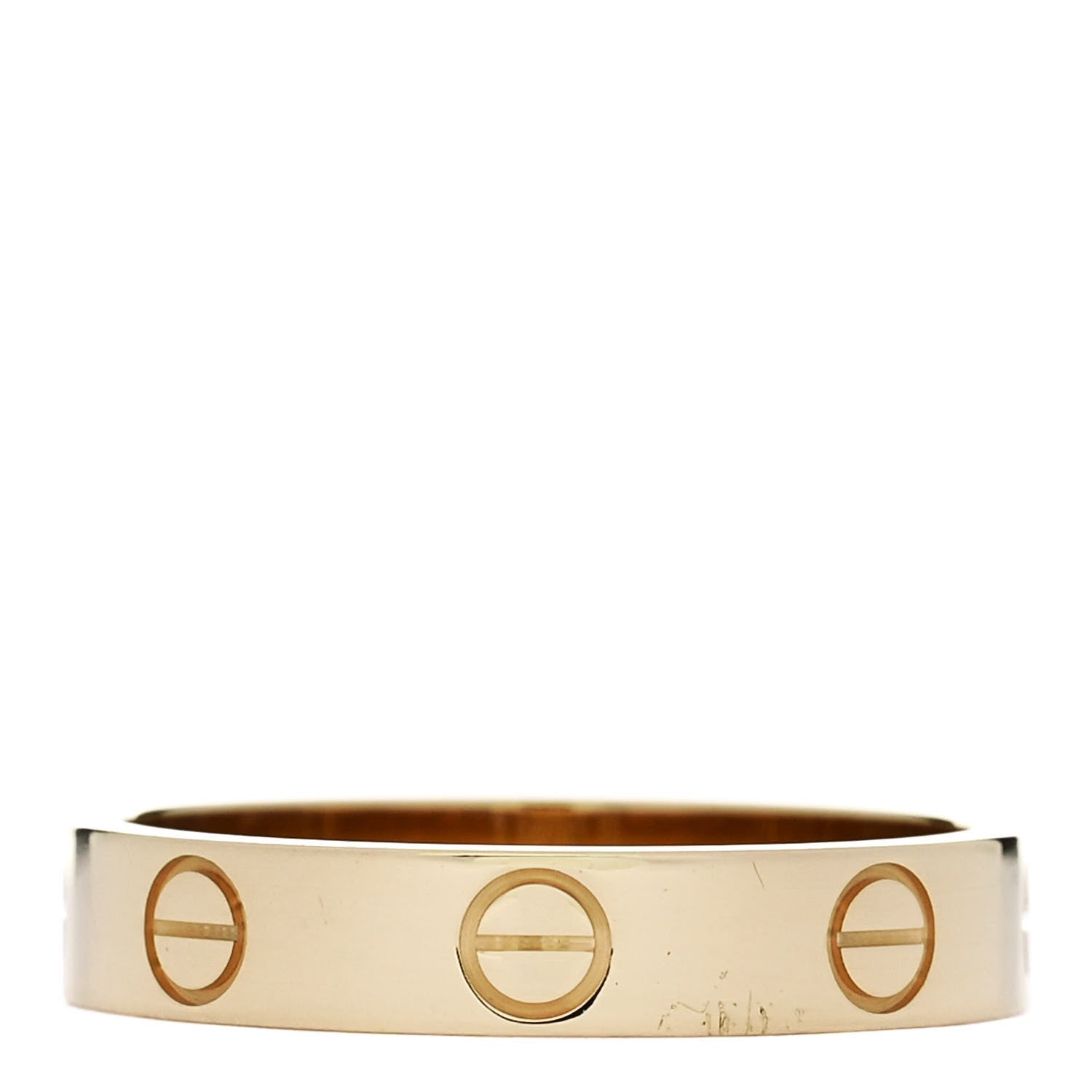 Cartier 18K Yellow Gold 3.5mm LOVE Wedding Band Ring 52 6 3 of 4