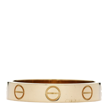 Cartier 18K Yellow Gold 3.5mm LOVE Wedding Band Ring 52 6 3 of 4