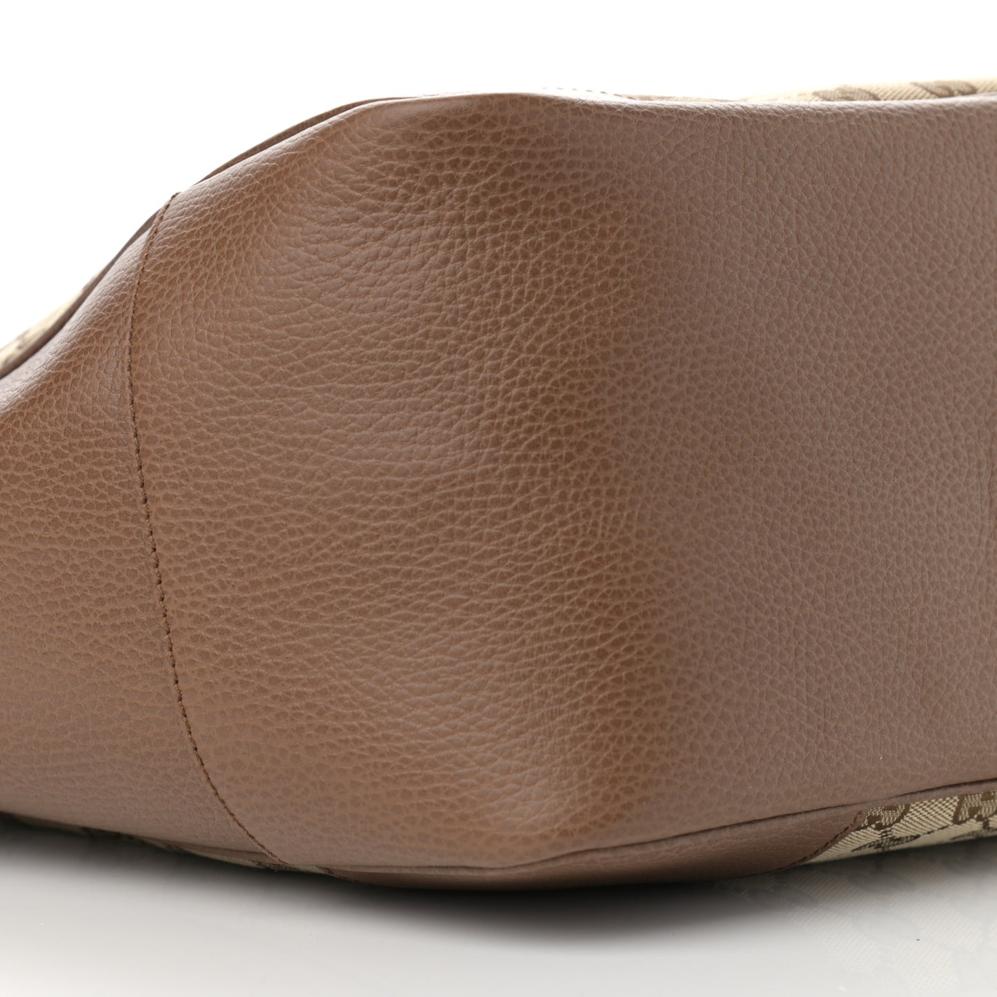 Monogram Medium Bree Zippered Tote Beige Tabacco