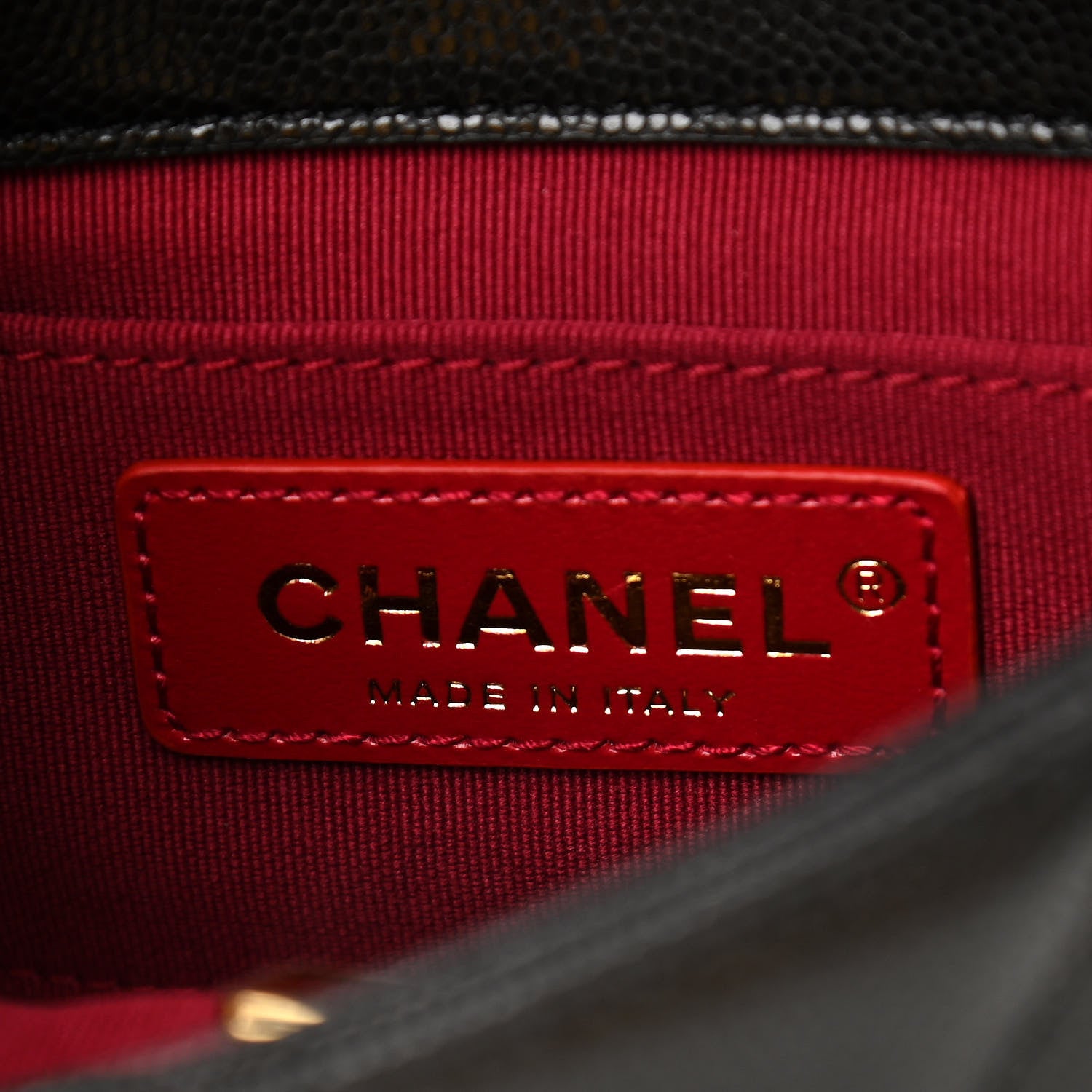 Chanel Caviar Quilted Mini Twist Your Buttons Flap Black 6 of 11