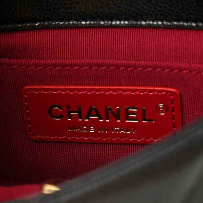 Chanel Caviar Quilted Mini Twist Your Buttons Flap Black 6 of 11