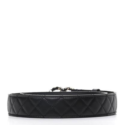 Chanel Lambskin Quilted CC Chain Belt 80 32 Black 2 of 5
