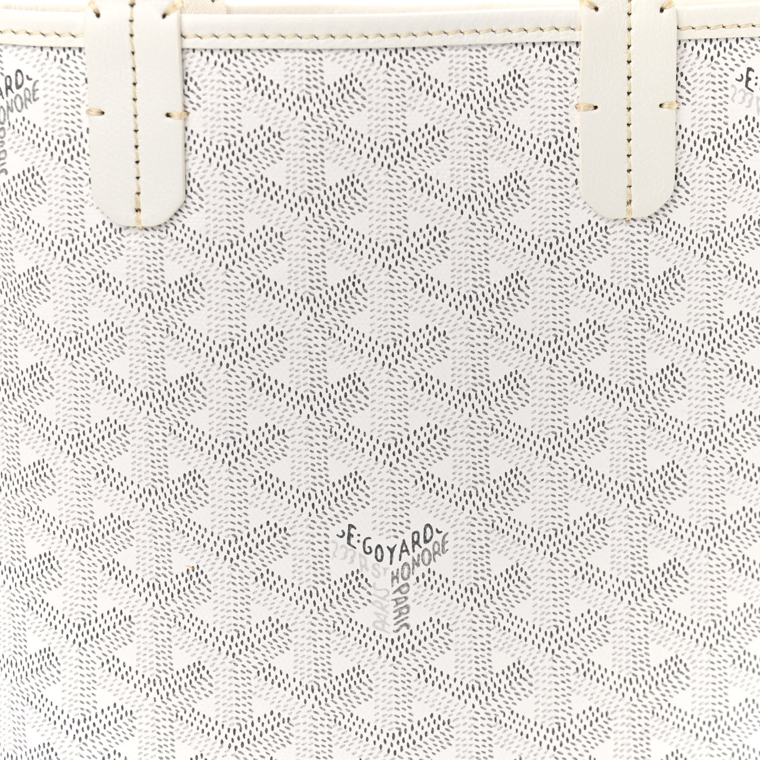 Goyard Goyardine Poitiers Tote White 7 of 9