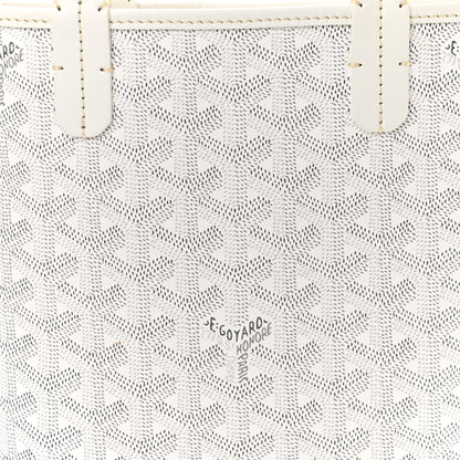 Goyard Goyardine Poitiers Tote White 7 of 9
