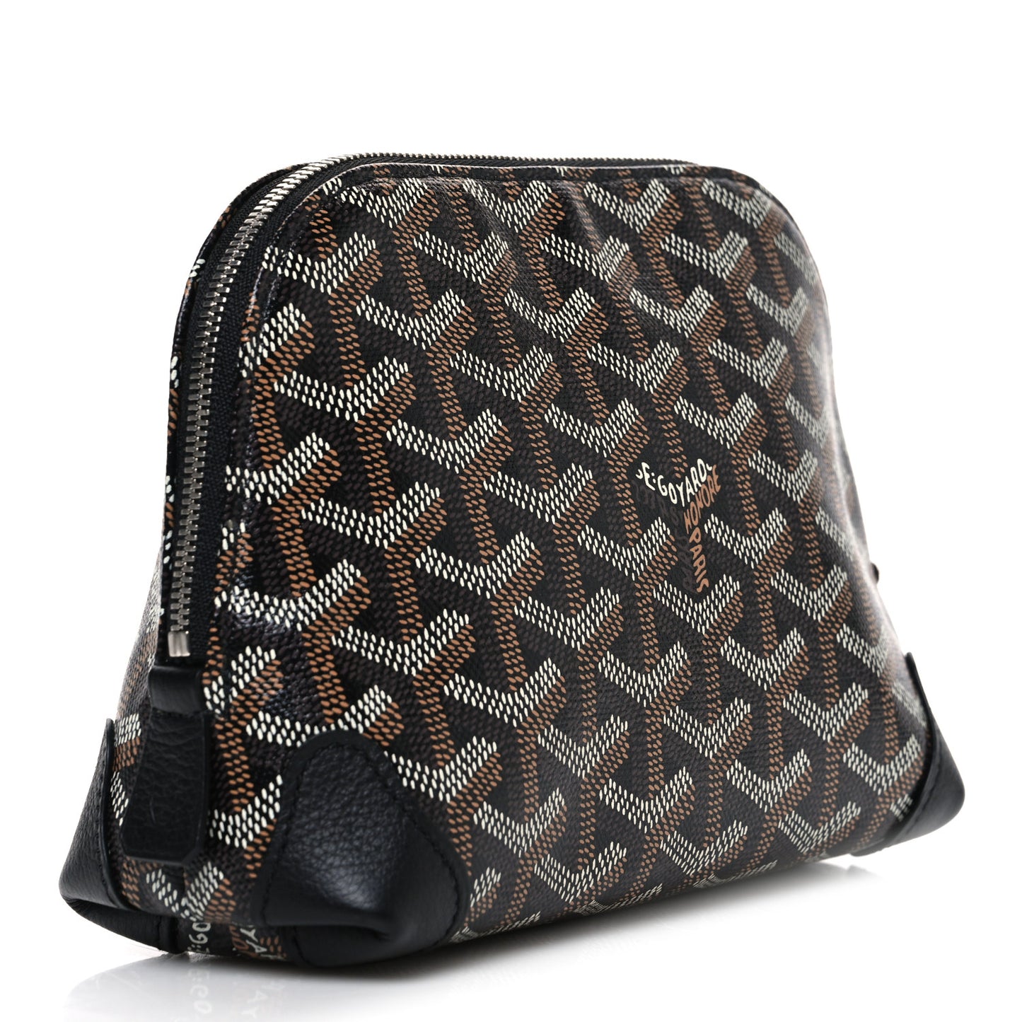 Goyardine Vendome Toiletry Pouch Black