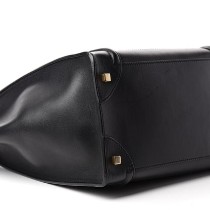Celine Smooth Calfskin Mini Luggage Black 6 of 10