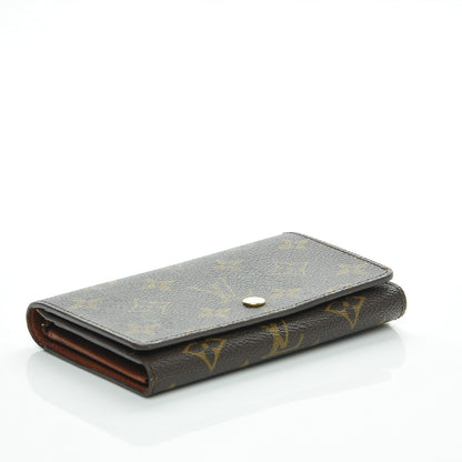 Louis Vuitton Monogram Porte-Monnaie Tresor Wallet 4 of 9