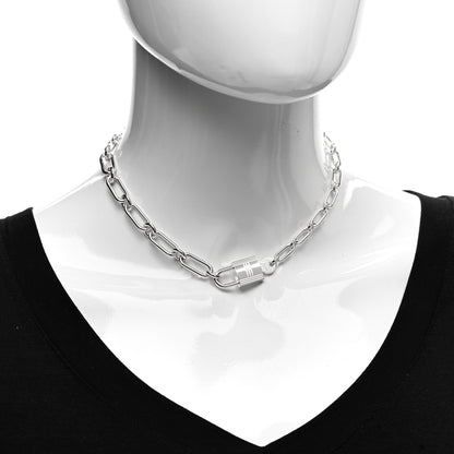 Hermes Sterling Silver Alpha Kelly Choker Necklace 2 of 5