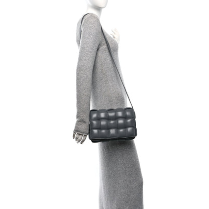 Bottega Veneta Nappa Maxi Intreccio Padded Cassette Crossbody Bag Thunder 2 of 9