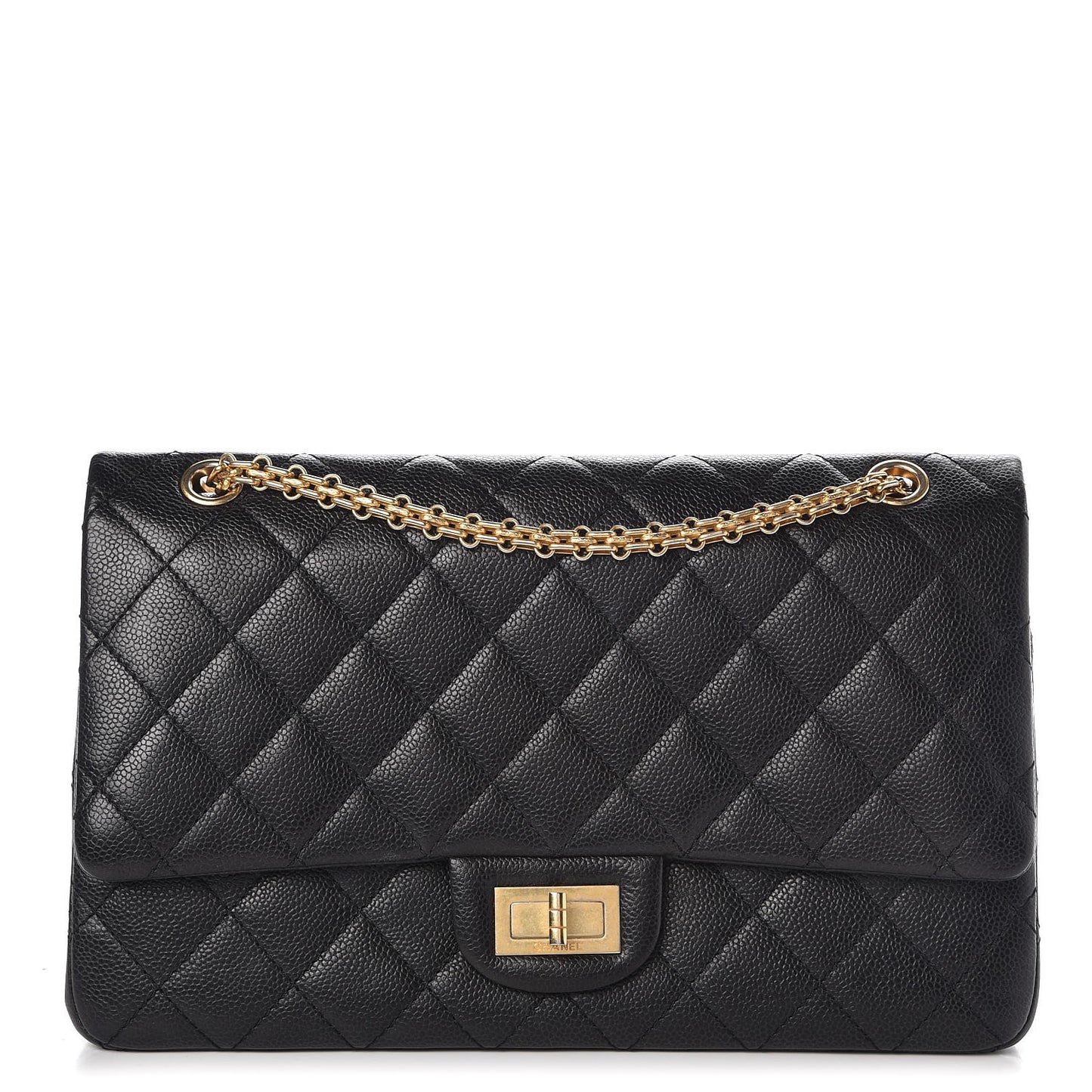 Caviar Quilted 2.55 Reissue 227 Flap Black