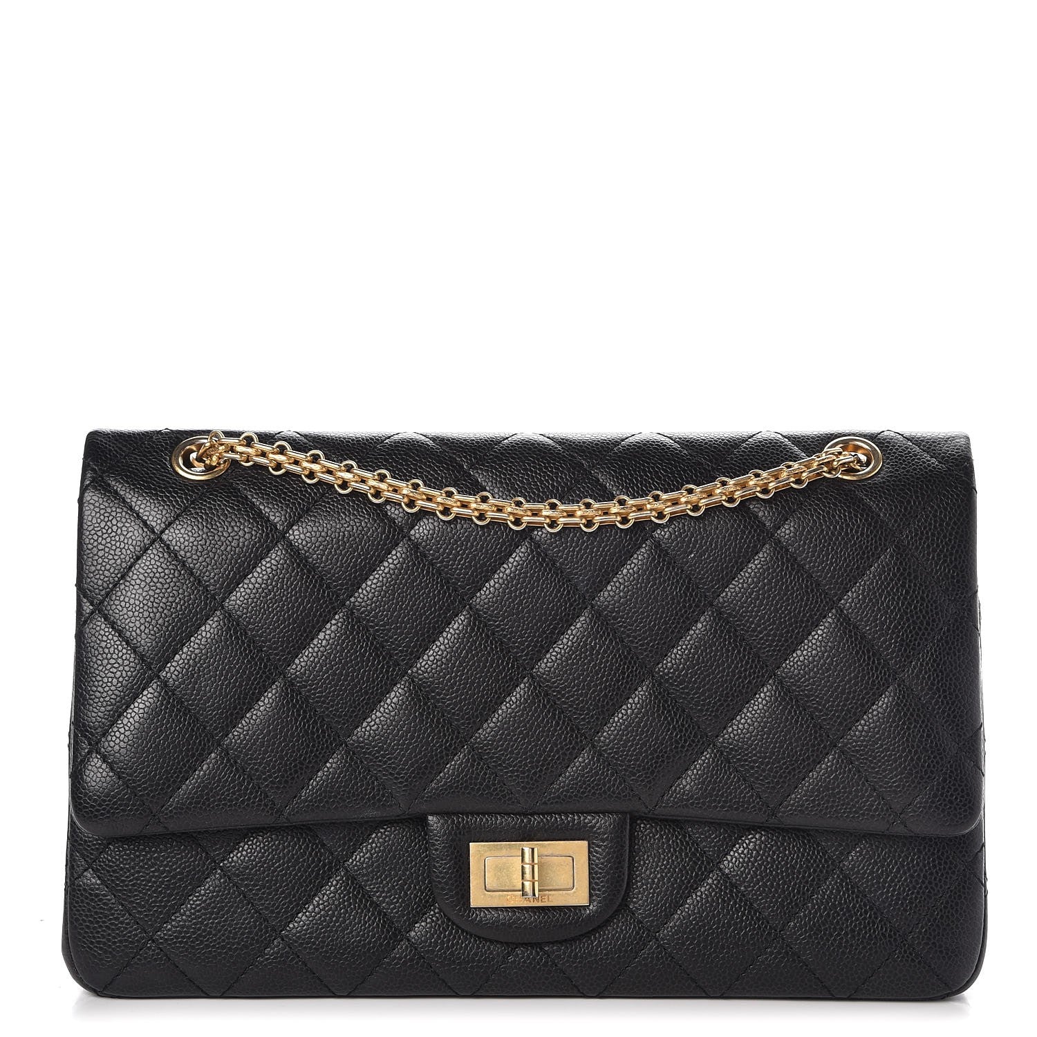 Chanel Caviar Quilted 2.55 Reissue 227 Flap Black 1 of 8
