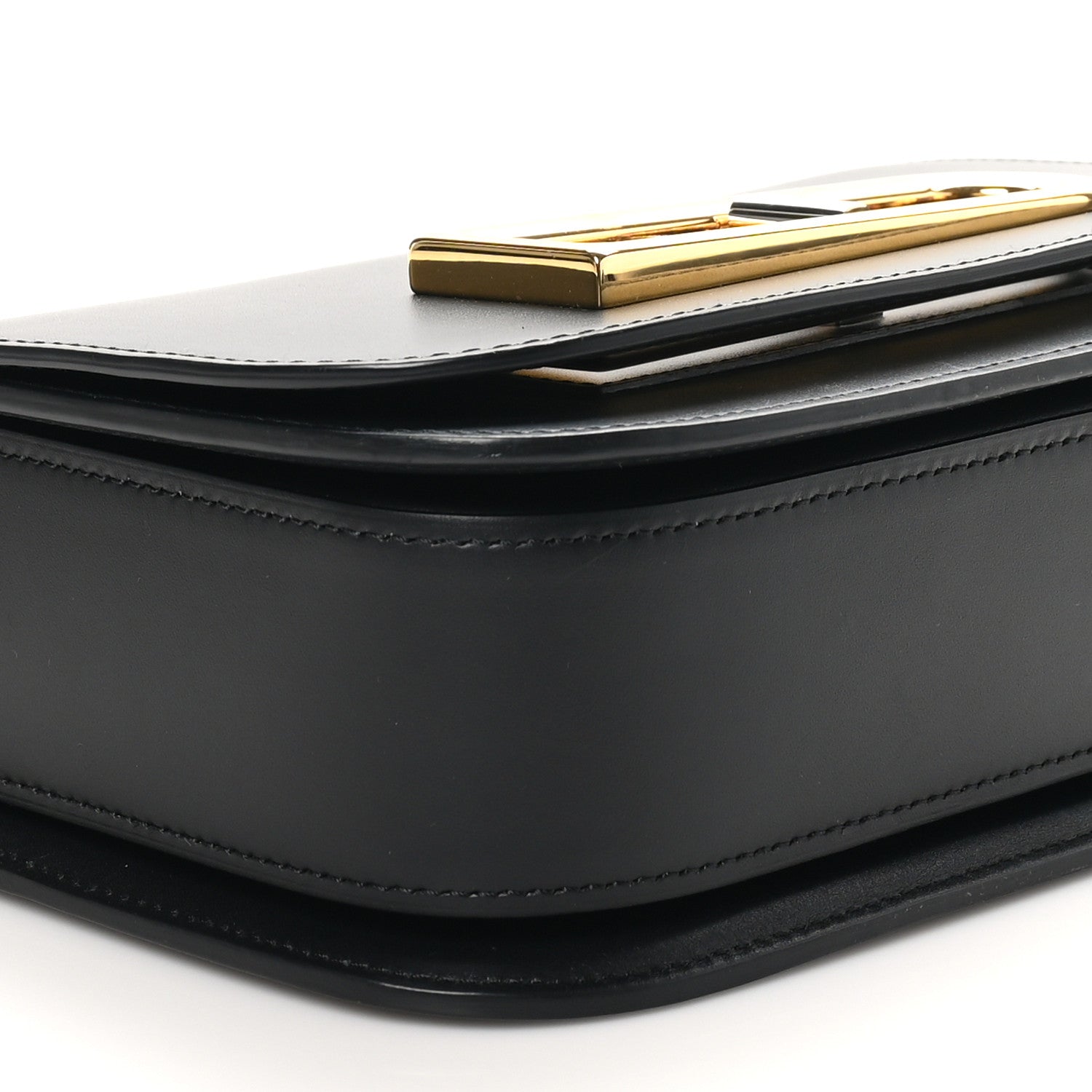 Delvaux Olen Calfskin Small Lingot Crossbody Black 8 of 9