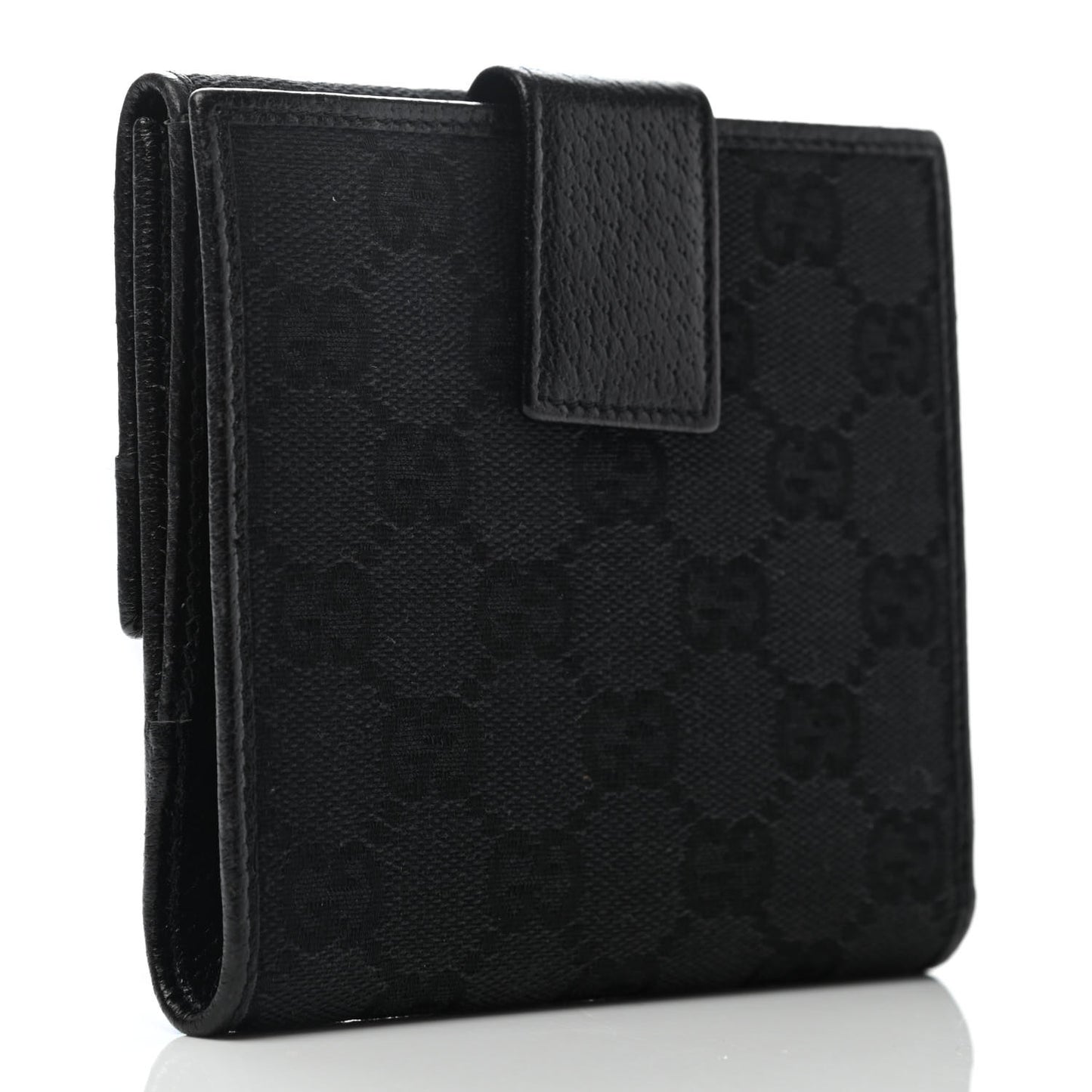 Monogram French Flap Wallet Black