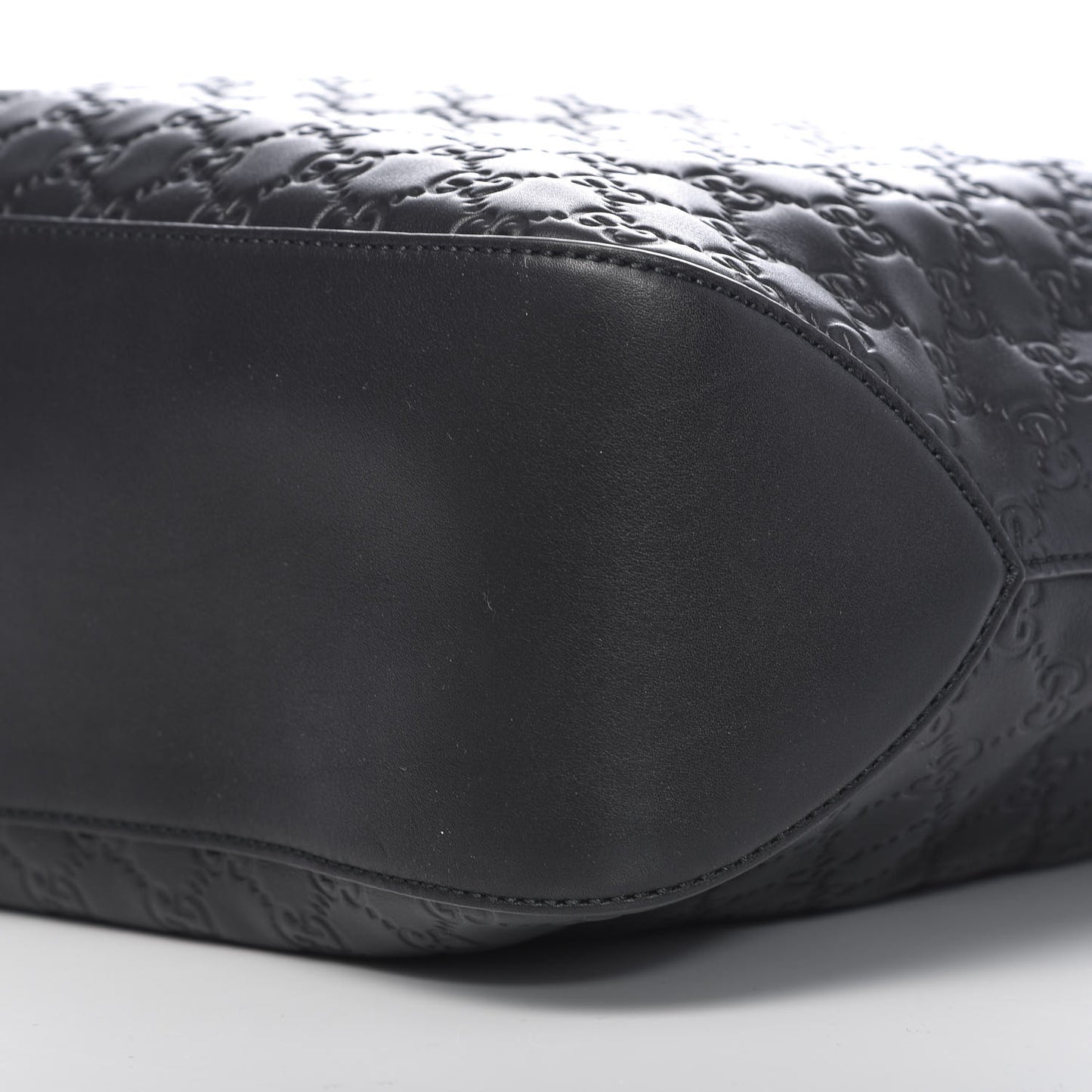Guccissima Signature Large Linea A Hobo Black