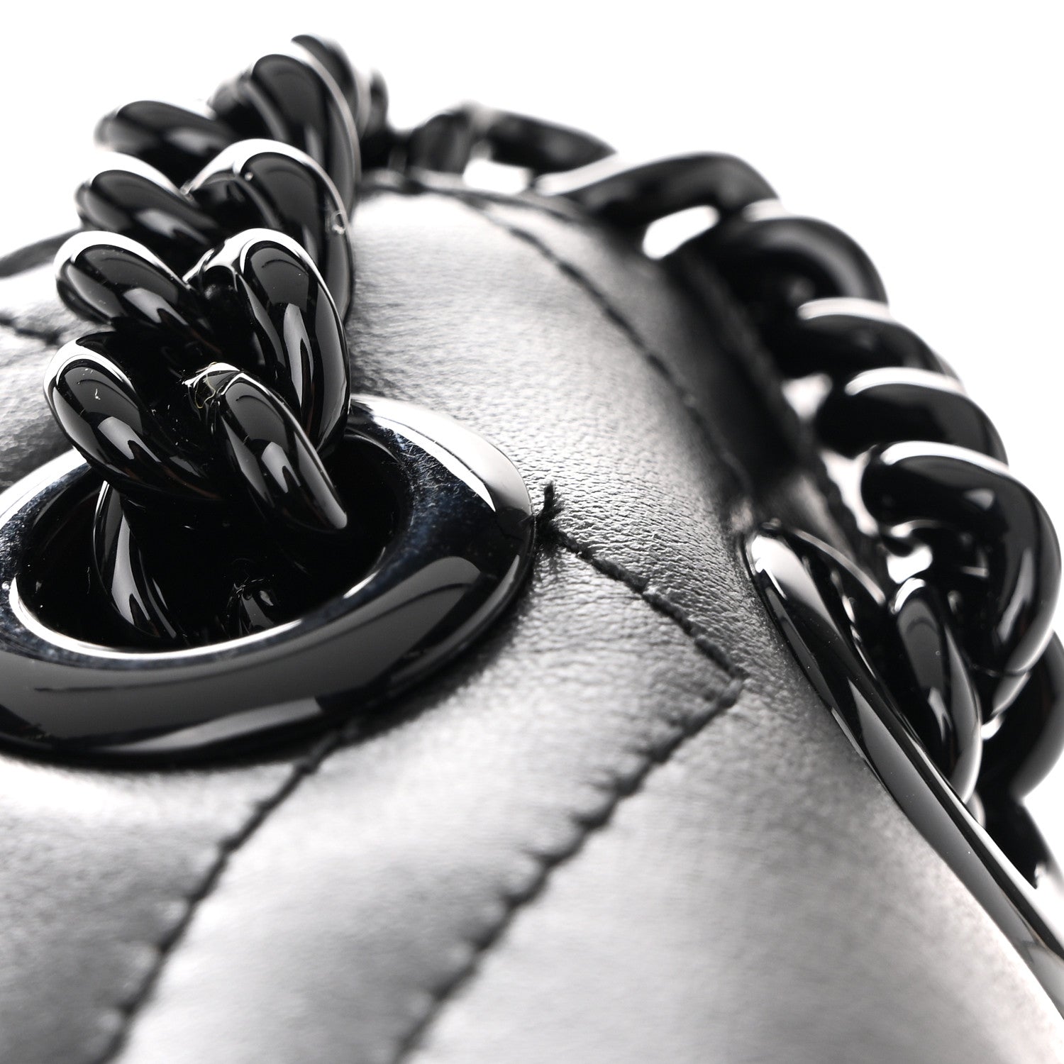 Gucci Calfskin Matelasse Monochrome Mini GG Marmont Shoulder Bag