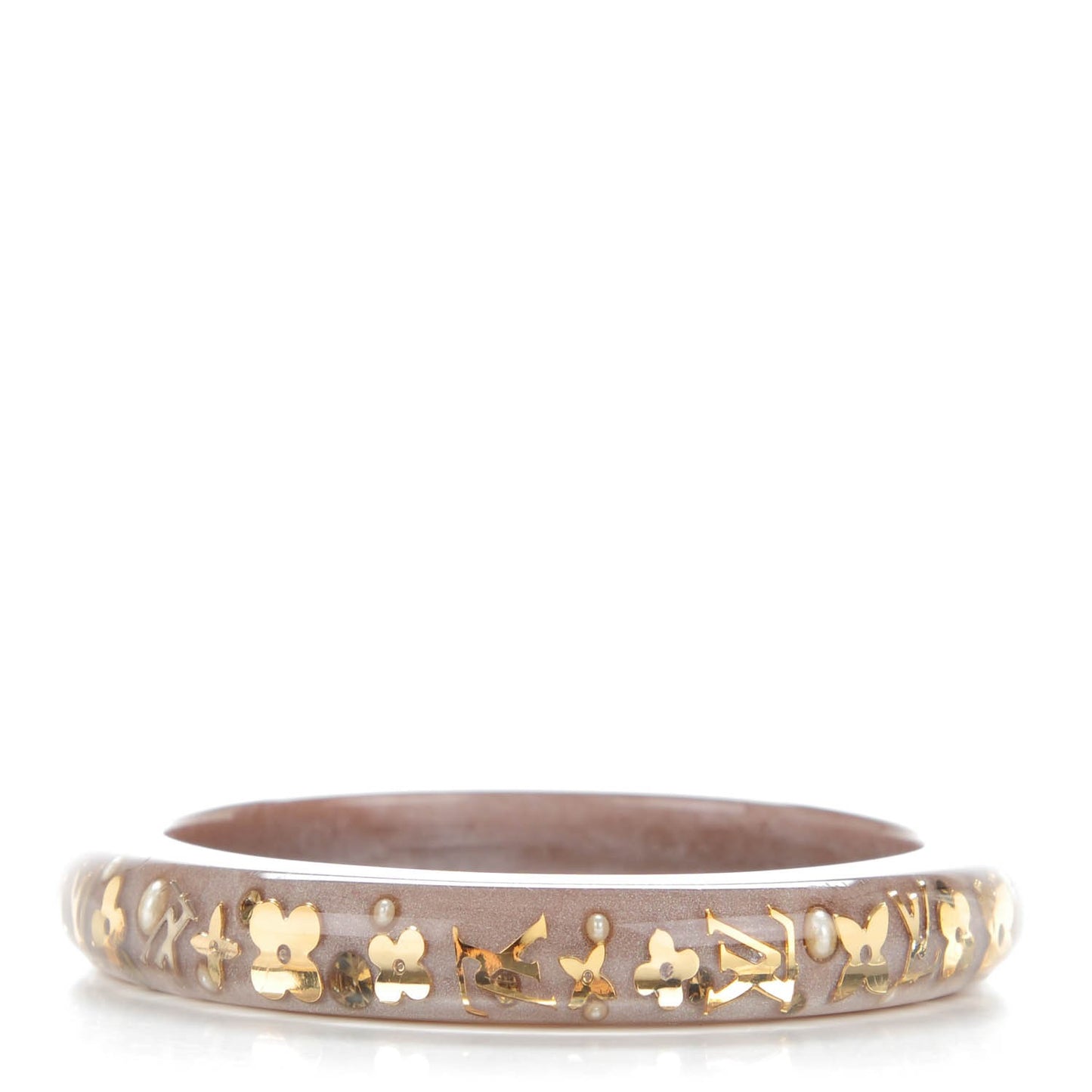 Resin Swarovski Small Inclusion Bracelet PM Praline