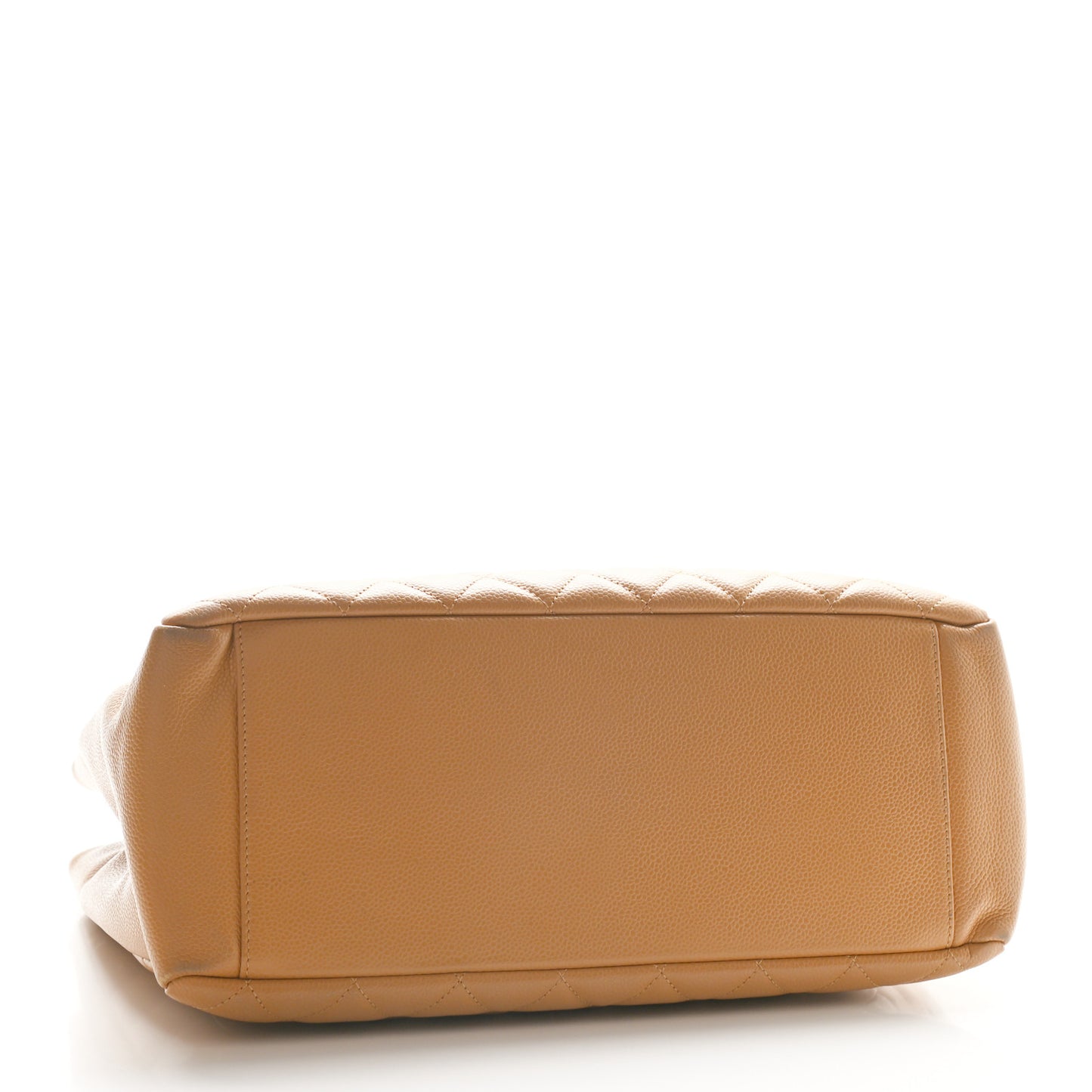 Caviar Quilted Grand Shopping Tote GST Beige