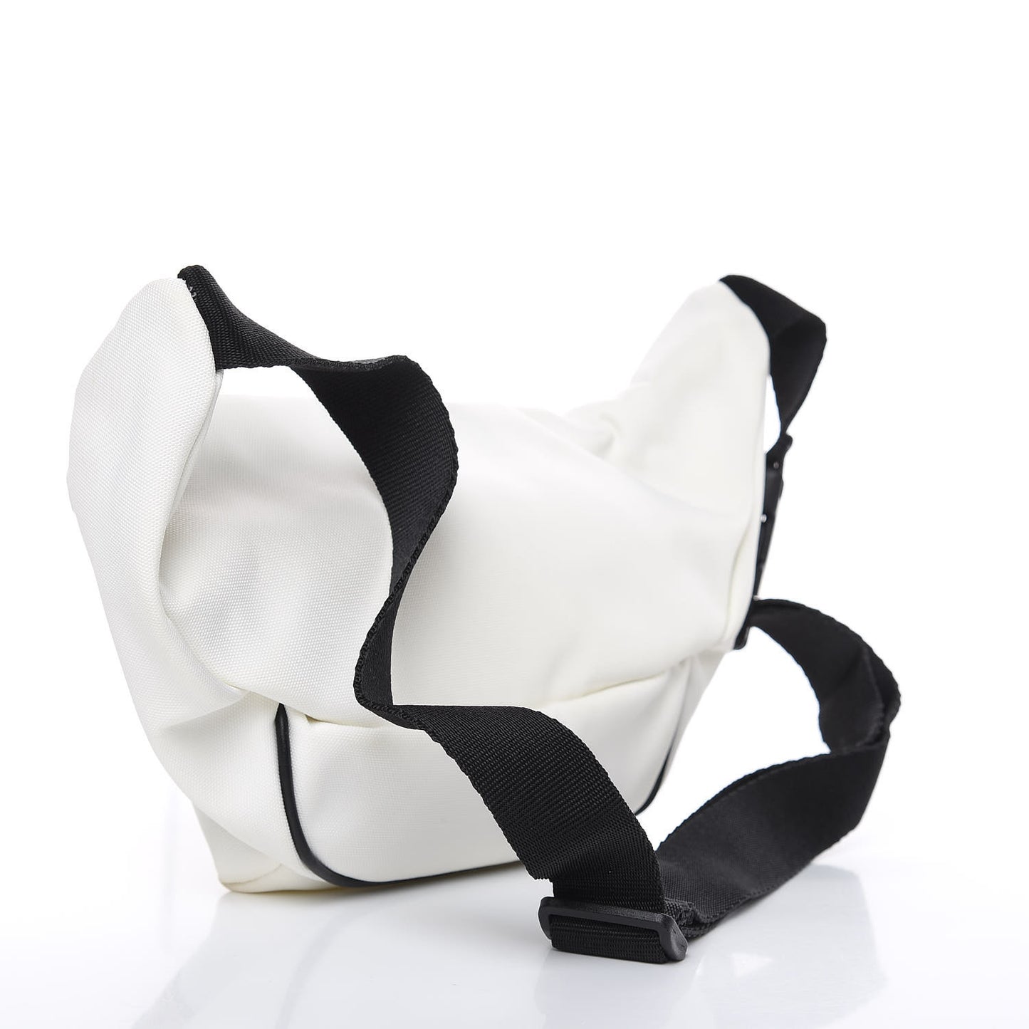 Canvas Logo Belt Bag White Yellow