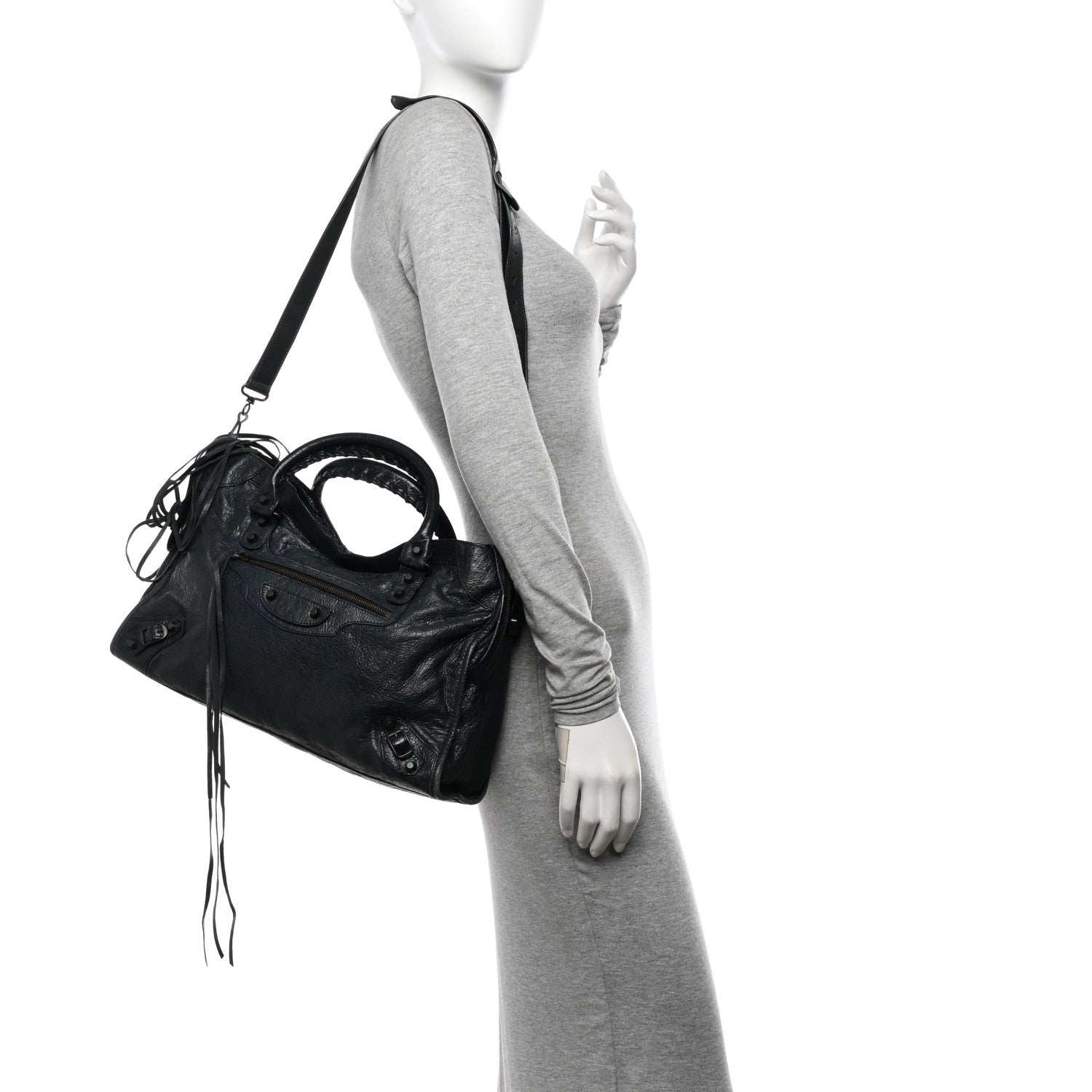 Balenciaga Agneau Classic Hardware City Dark Night 2 of 12